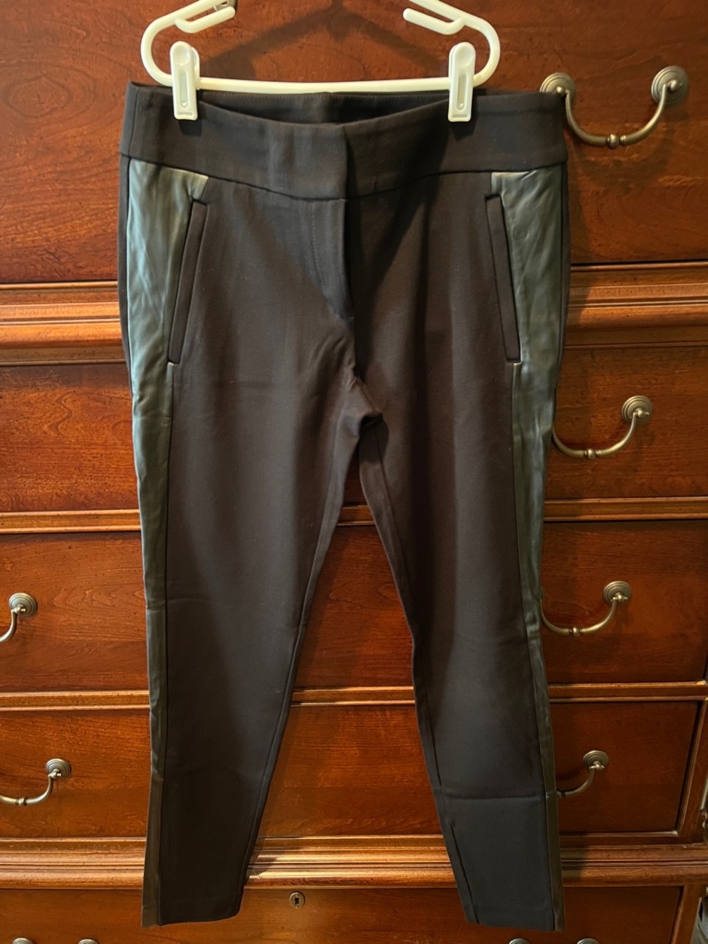 LOFT Black Tuxedo Style Pants
